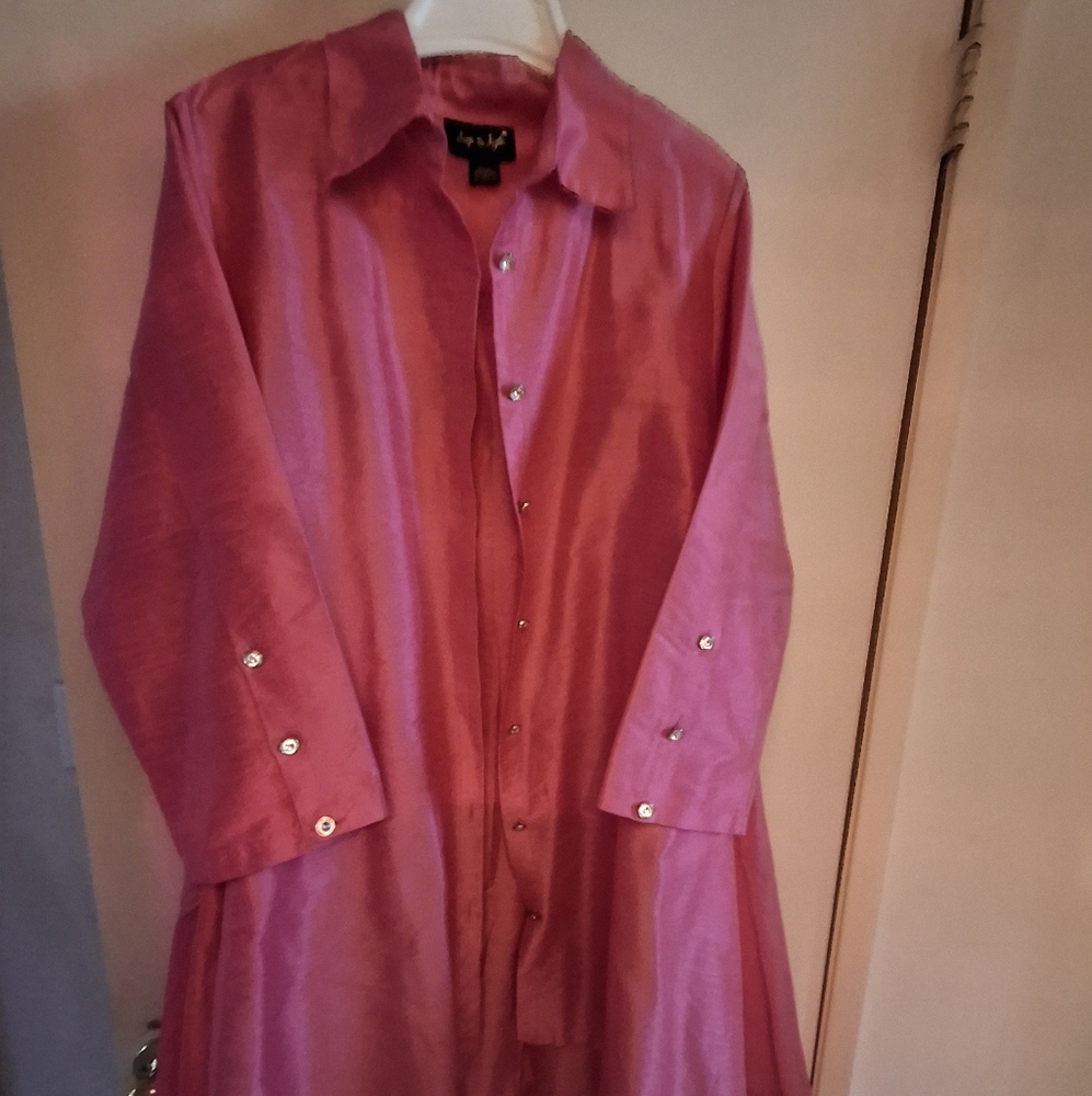 Elegant Ladies Shirt Dress.